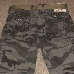 True religion cargo shorts